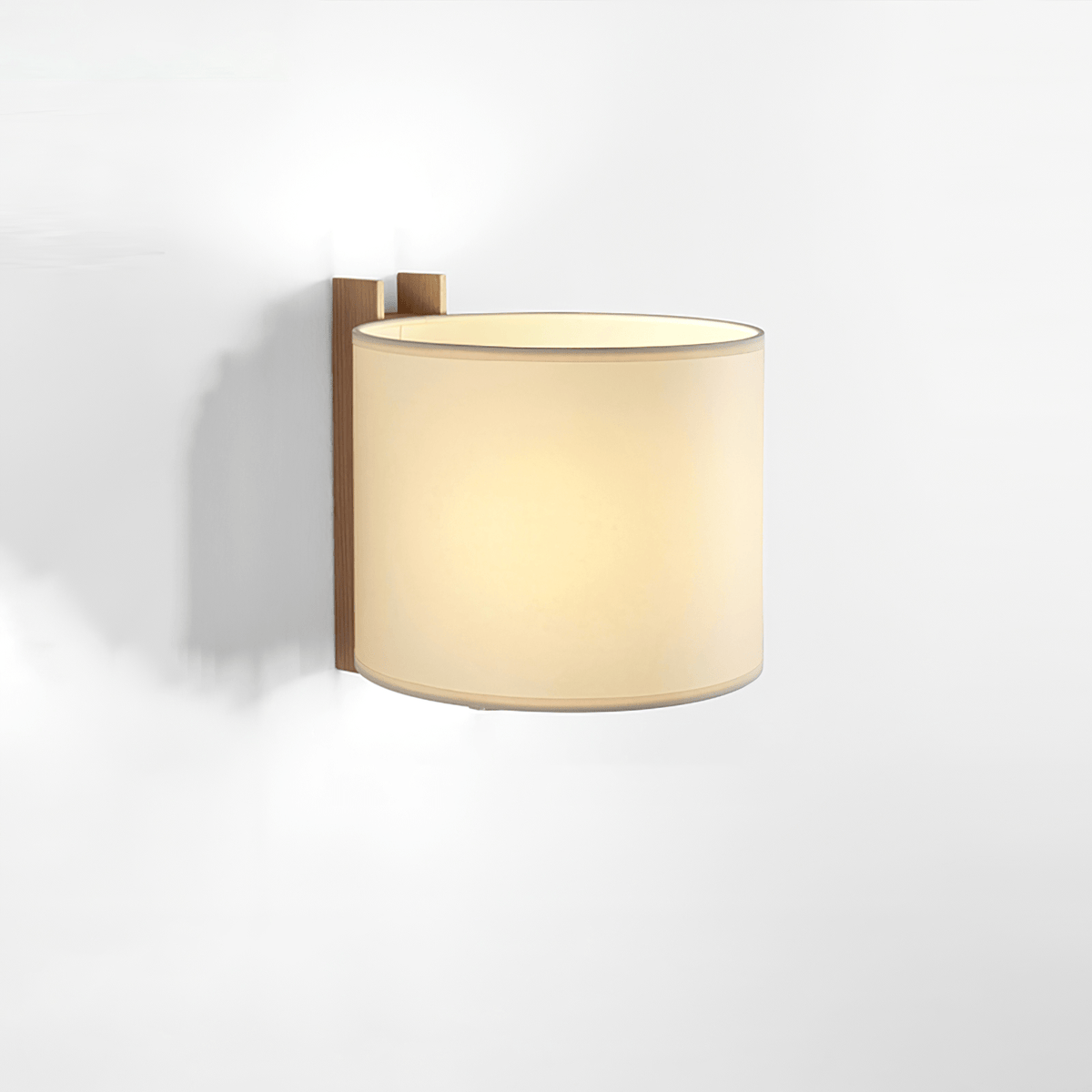 Candeeiro de parede minimalista em tecido Mirarenne