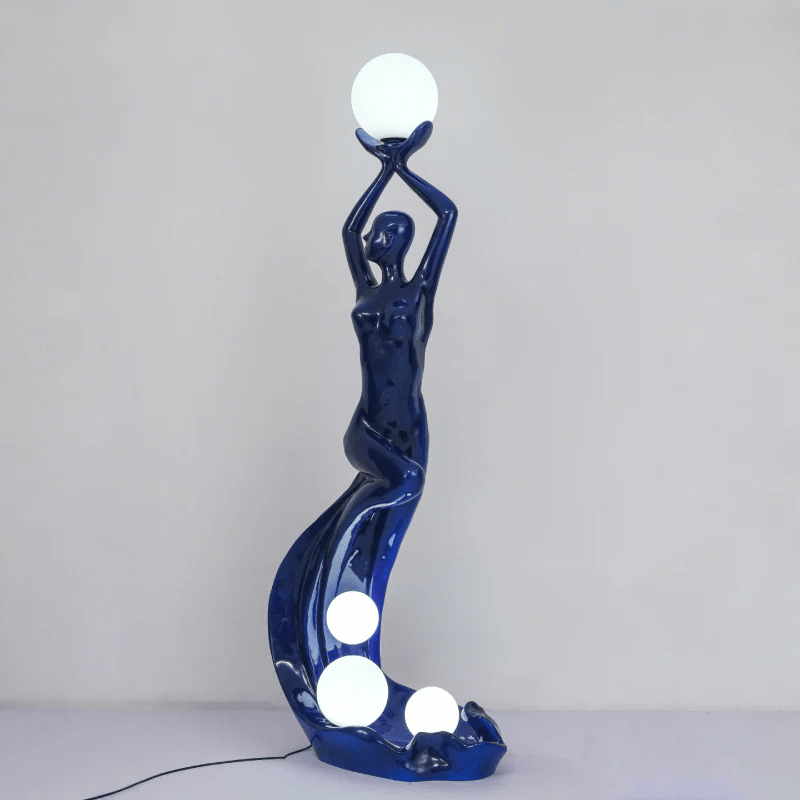 Muse modern skulptural golvlampa