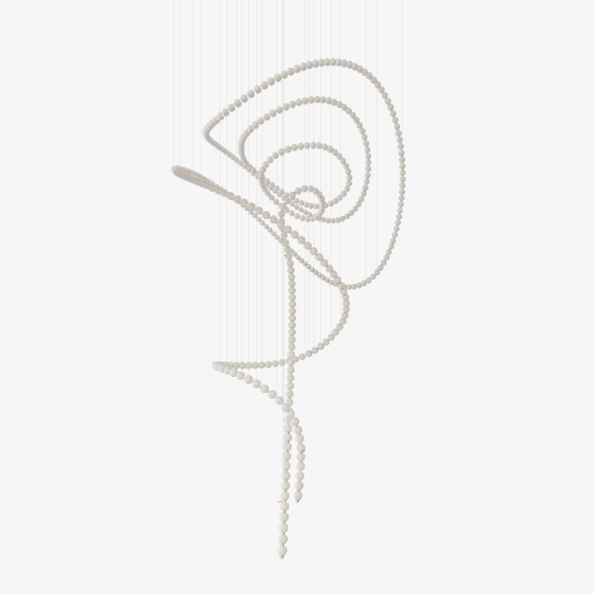 Pearl Symphony Grand Cascade-lysekrone, kan tilpasses