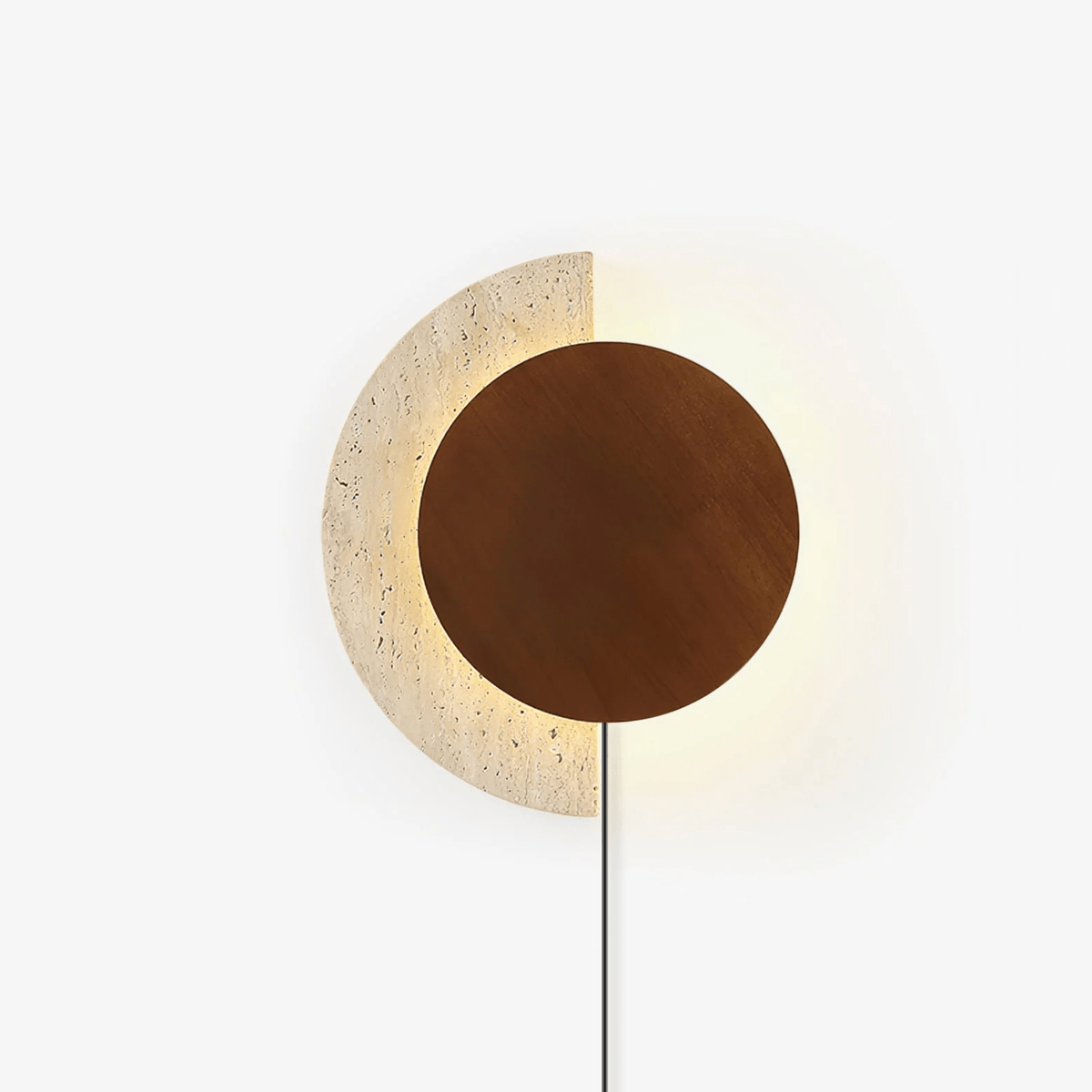 Crescent Halo plug-in-vägglampa