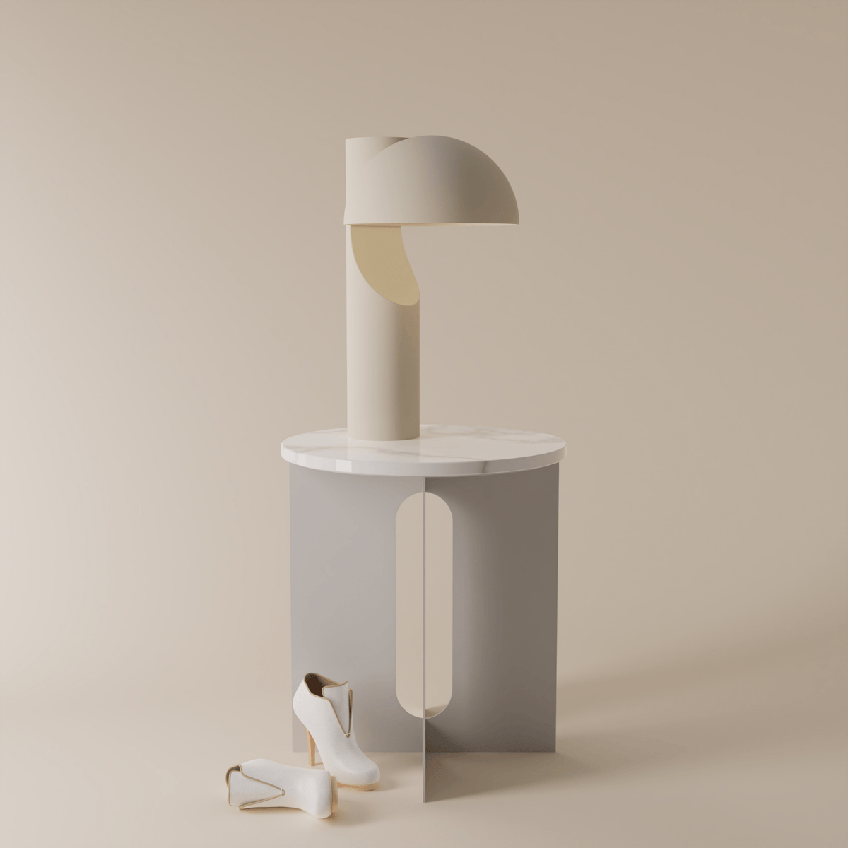Candeeiro de mesa minimalista Belviora