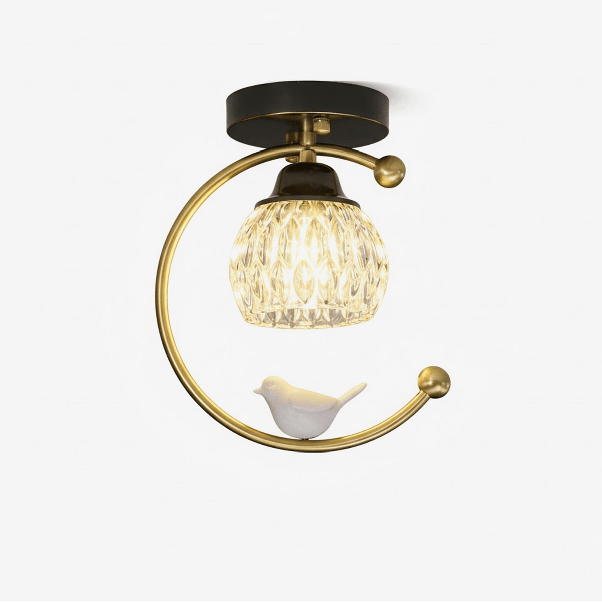 Otis Linearo kunstnerisk keramisk fugleloftlampe