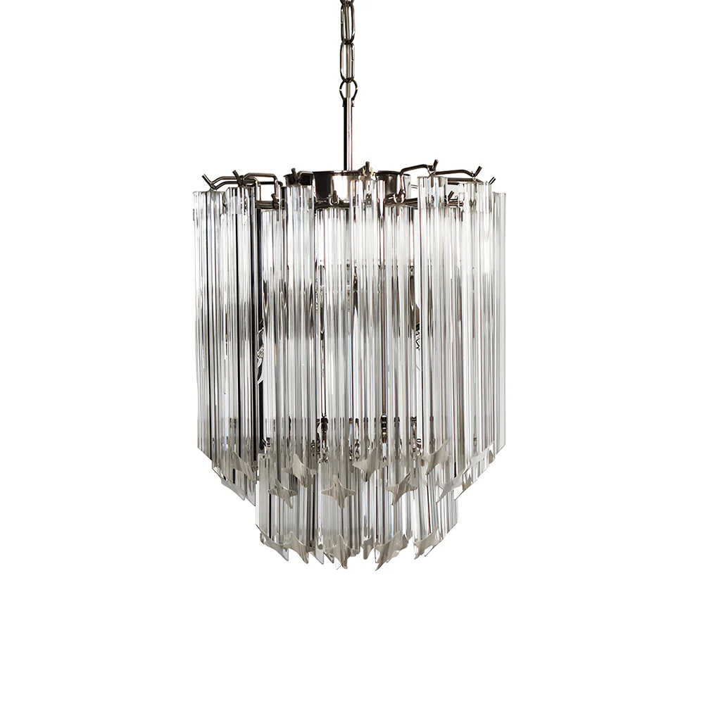 Luph transparent prismaljuskrona i Murano-glas