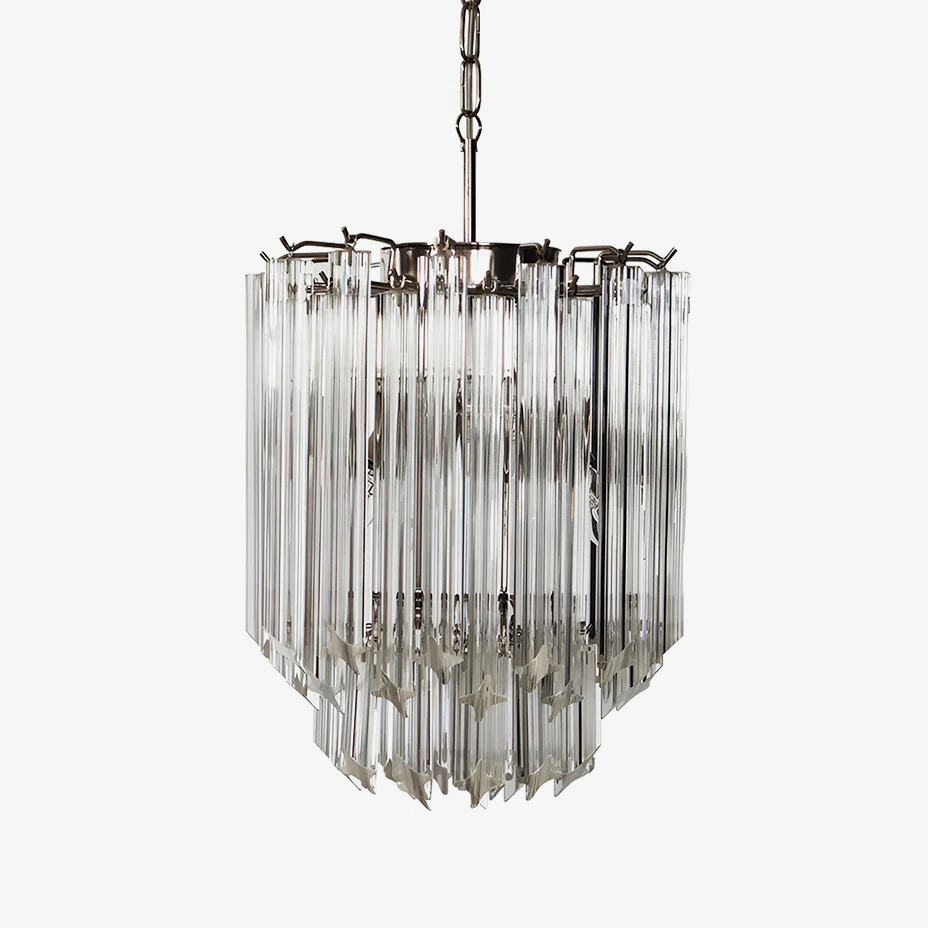 Luph transparent prismaljuskrona i Murano-glas