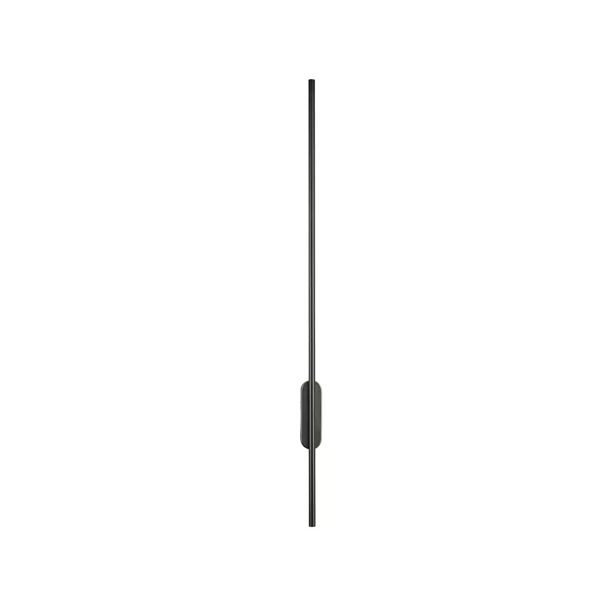 Candeeiro de parede preto linear recarregável Nomk