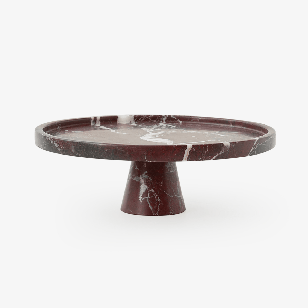 Tabuleiro de pedestal em mármore Marquina Tesk