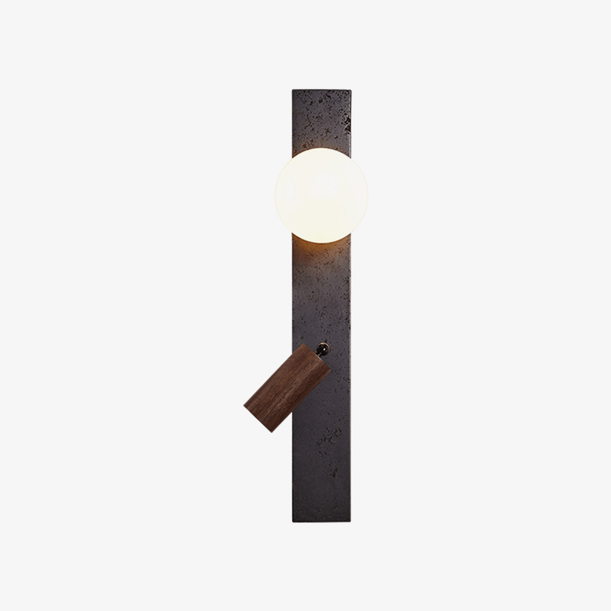 Nirv Beam modern vägglampa i svart travertin