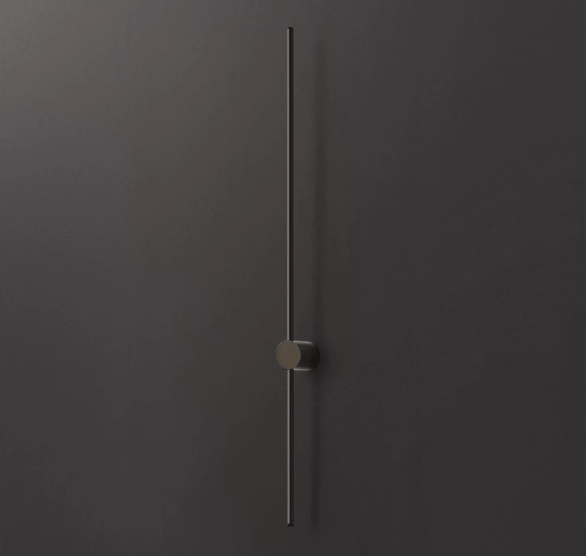 Nestx minimalistisk væglampe med messingstang