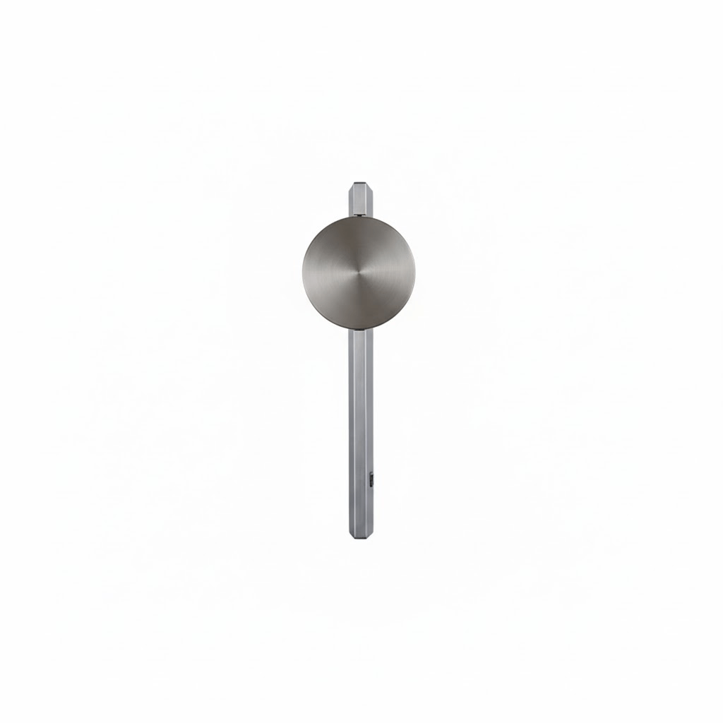 Pethr minimalistisk bølgevæglampe i stål
