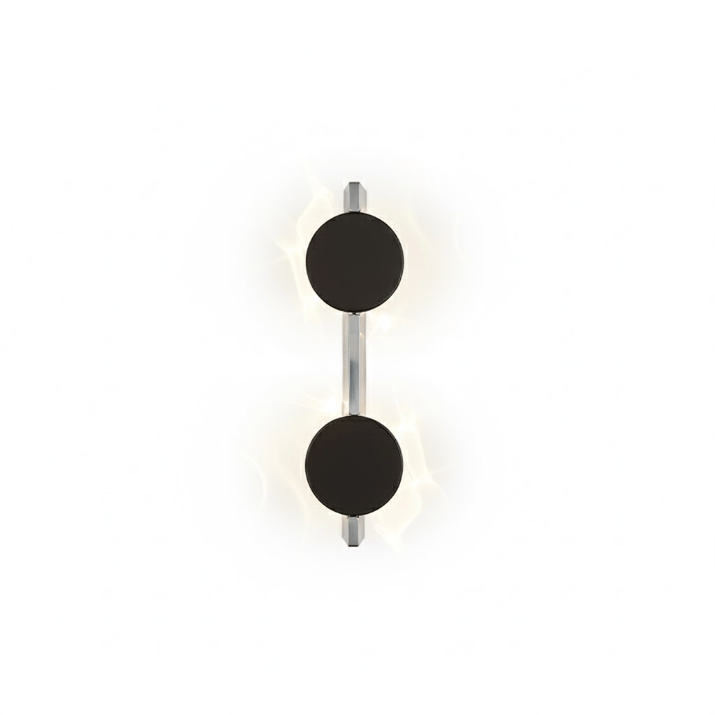 Pethr minimalistisk bølgevæglampe i stål