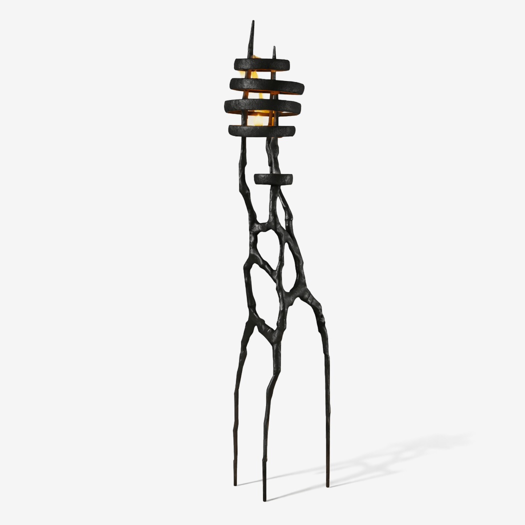 Selinise-skulpturgulvlampe
