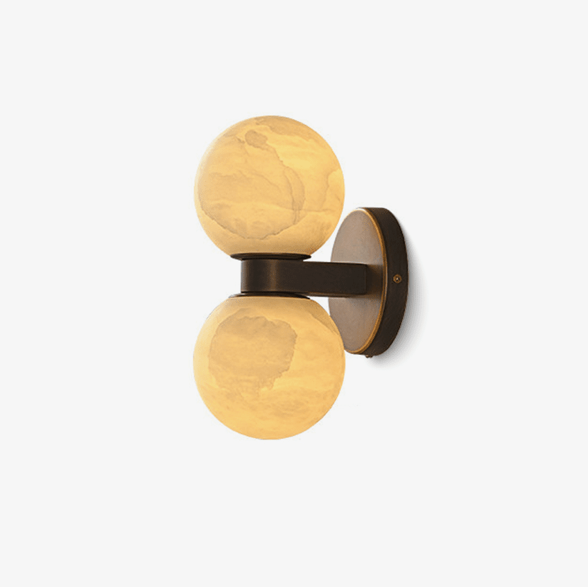 Lumenor Alabaster Celestia vägglampa i klotform