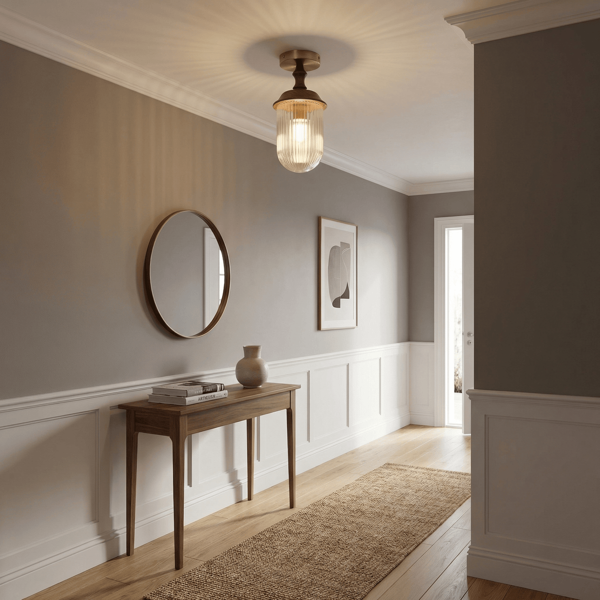 Sylvan-loftlampe med trækant
