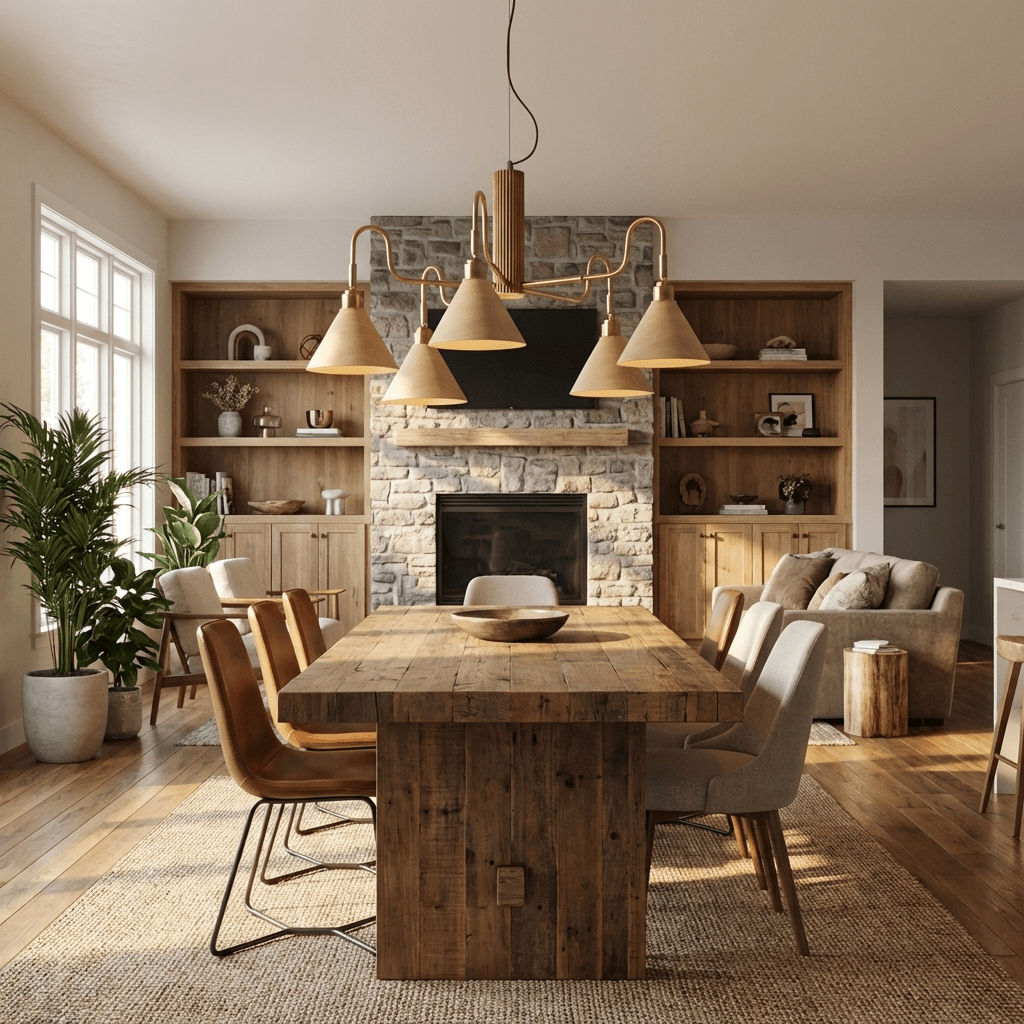 Valcor Wood Chandelier
