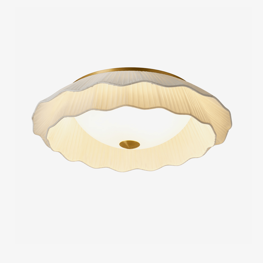 Celestian Epoque-plisseret loftlampe