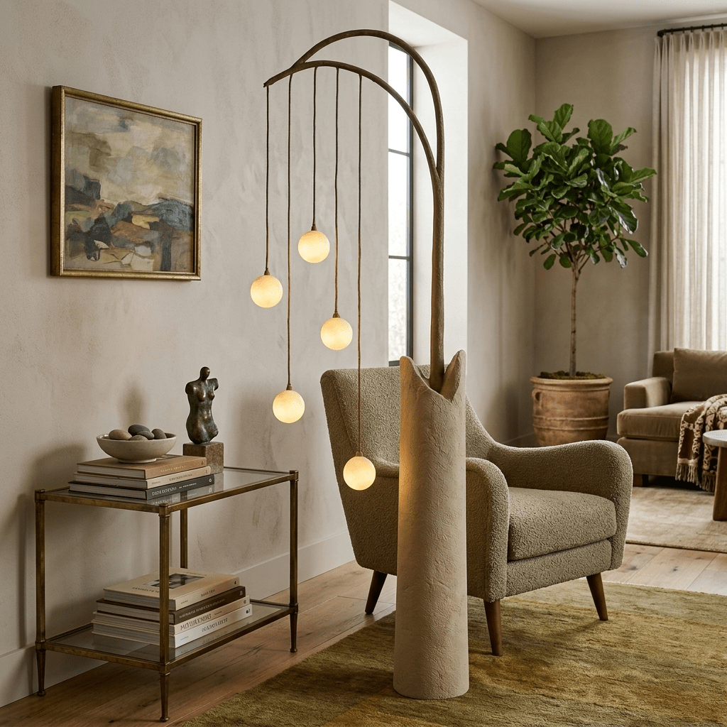 Candeeiro de pé Veleeria Willow Glow