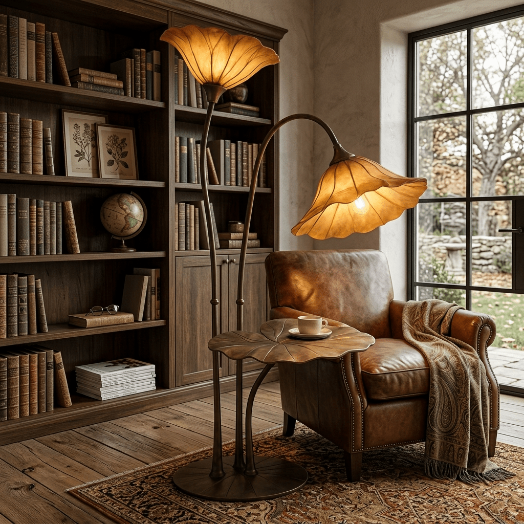 Avenelle Lotus Bloom Floor Lamp