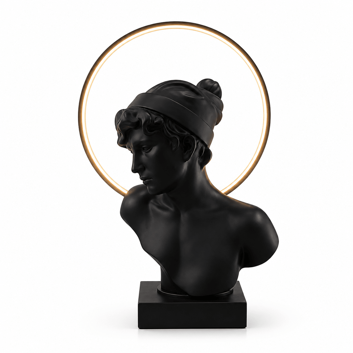 Candeeiro de mesa escultural Cassielle