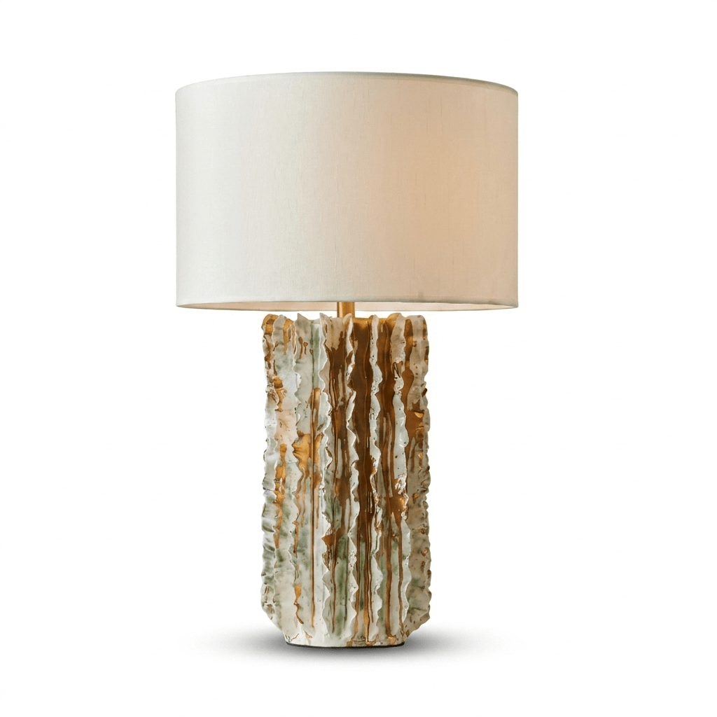 Sylvienne keramisk bordlampe
