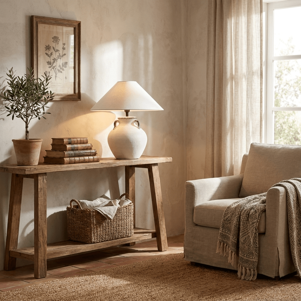 Avelora keramisk bordlampe