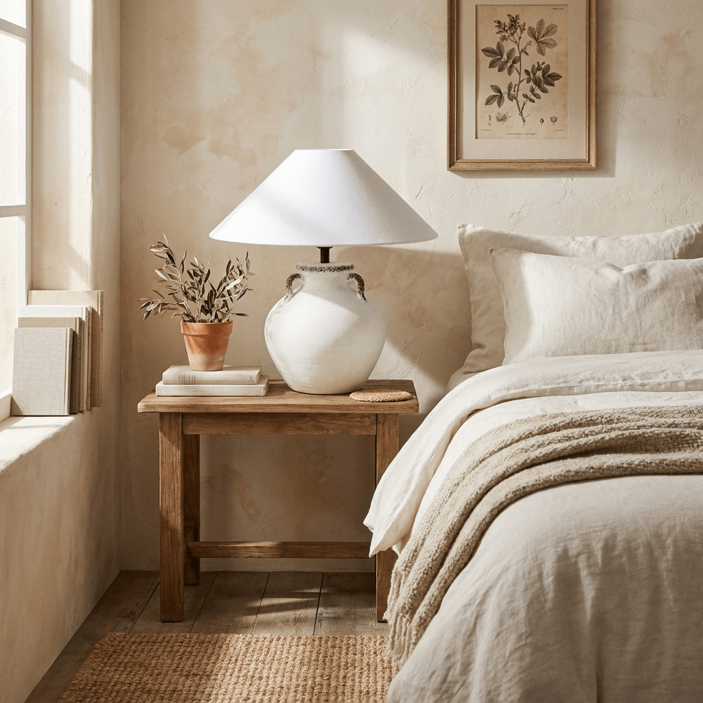Avelora keramisk bordlampe