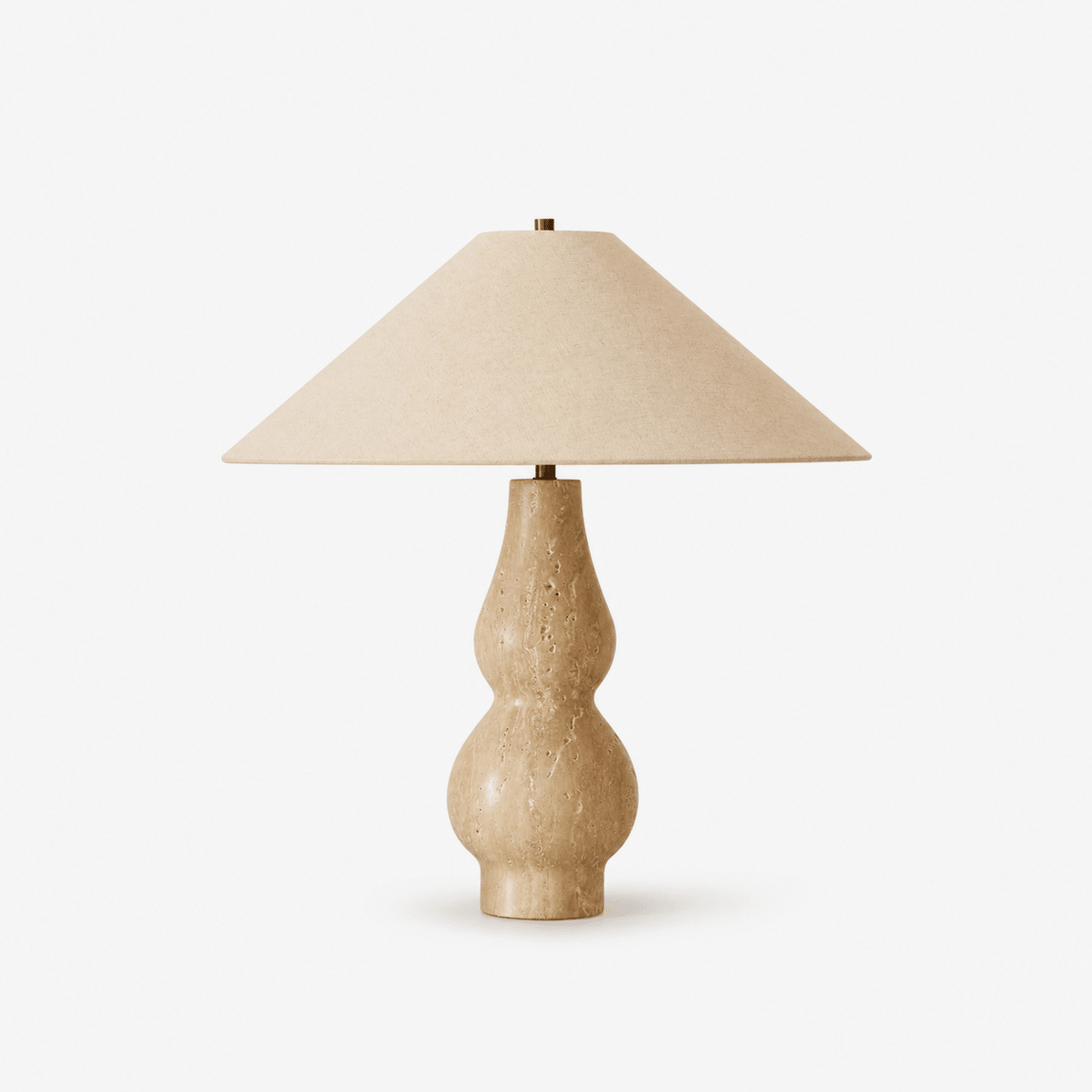 Candeeiro de mesa Travertine Double-Gourd