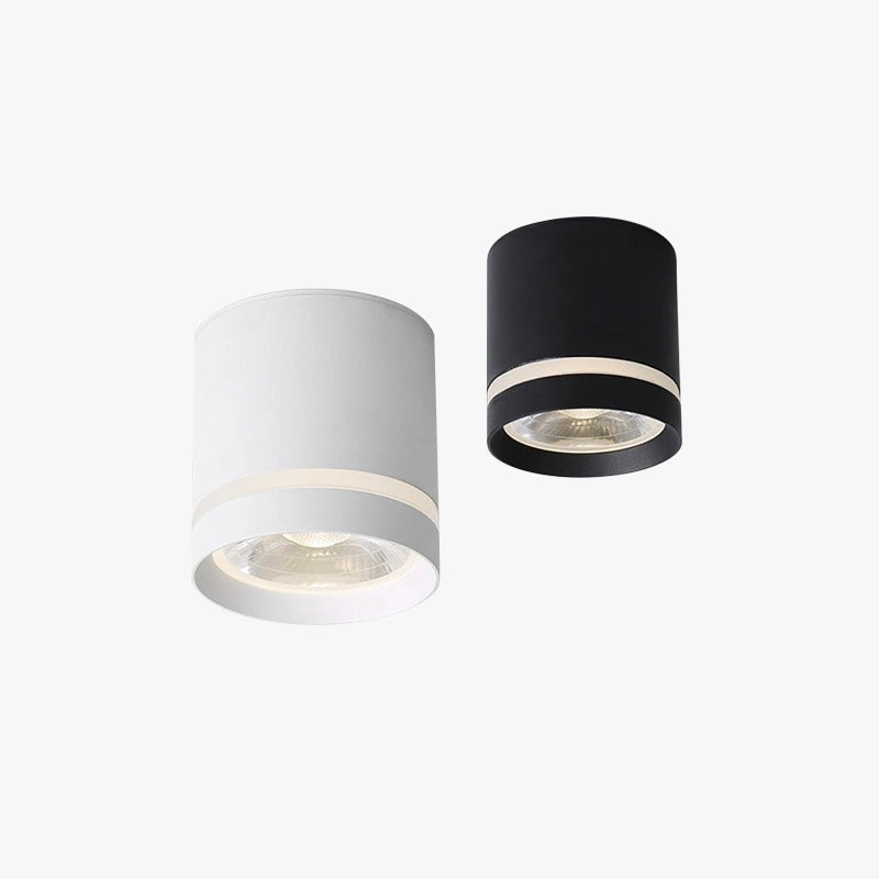Candeeiro de teto Aria Mini Modern, branco/preto, quarto/sala de estar