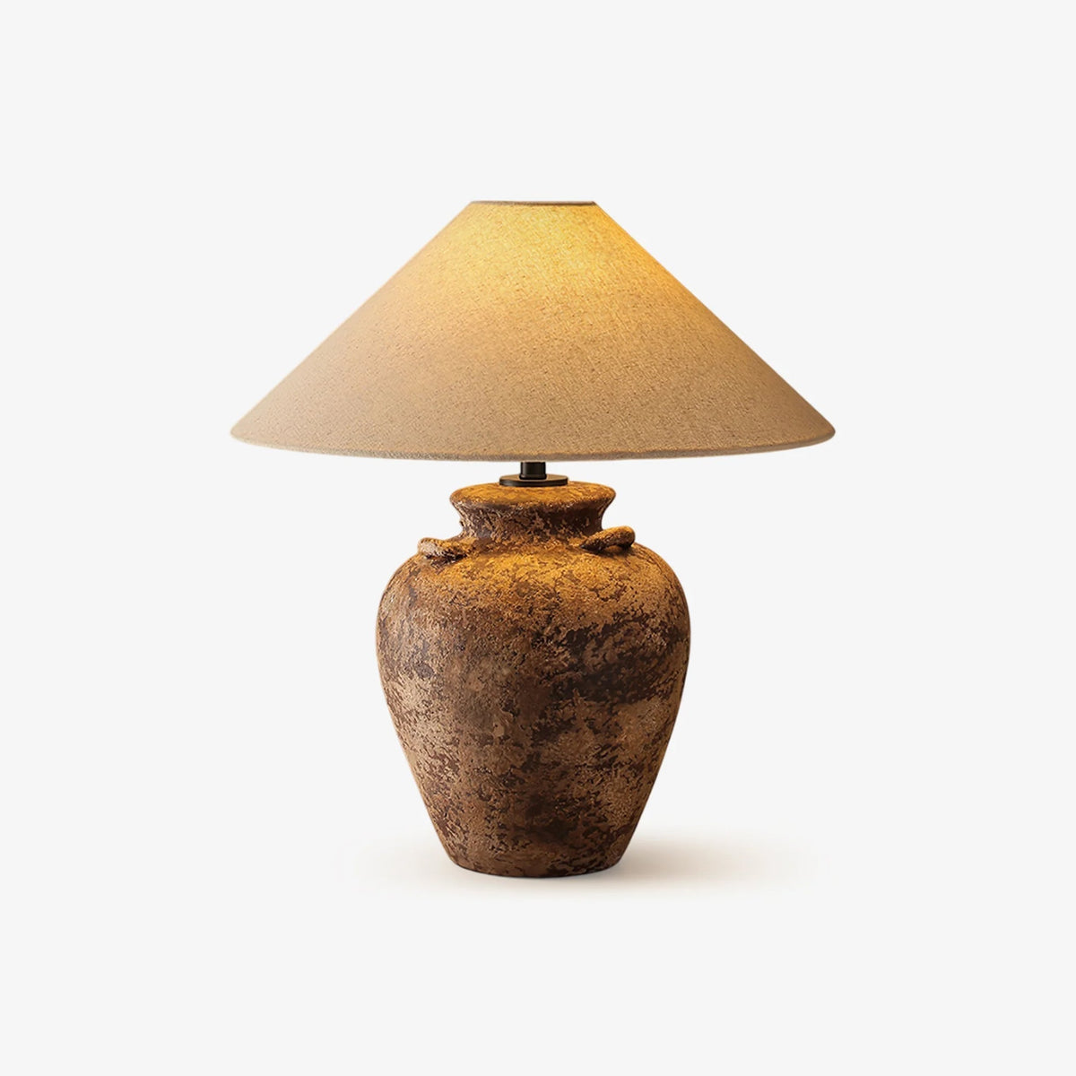 Candeeiro de mesa Mirisaya em tecido vintage