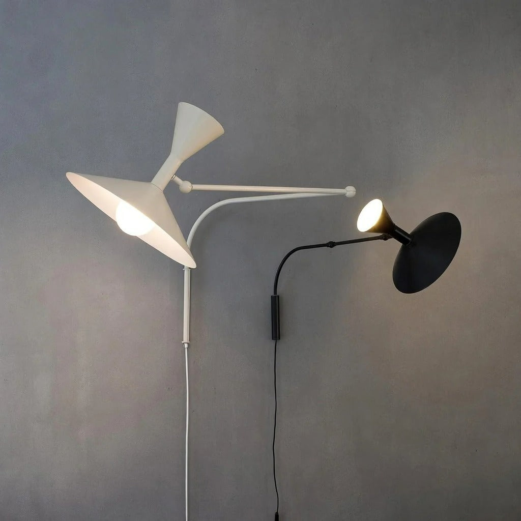 Viraelaria vägglampa Marseille, justerbar
