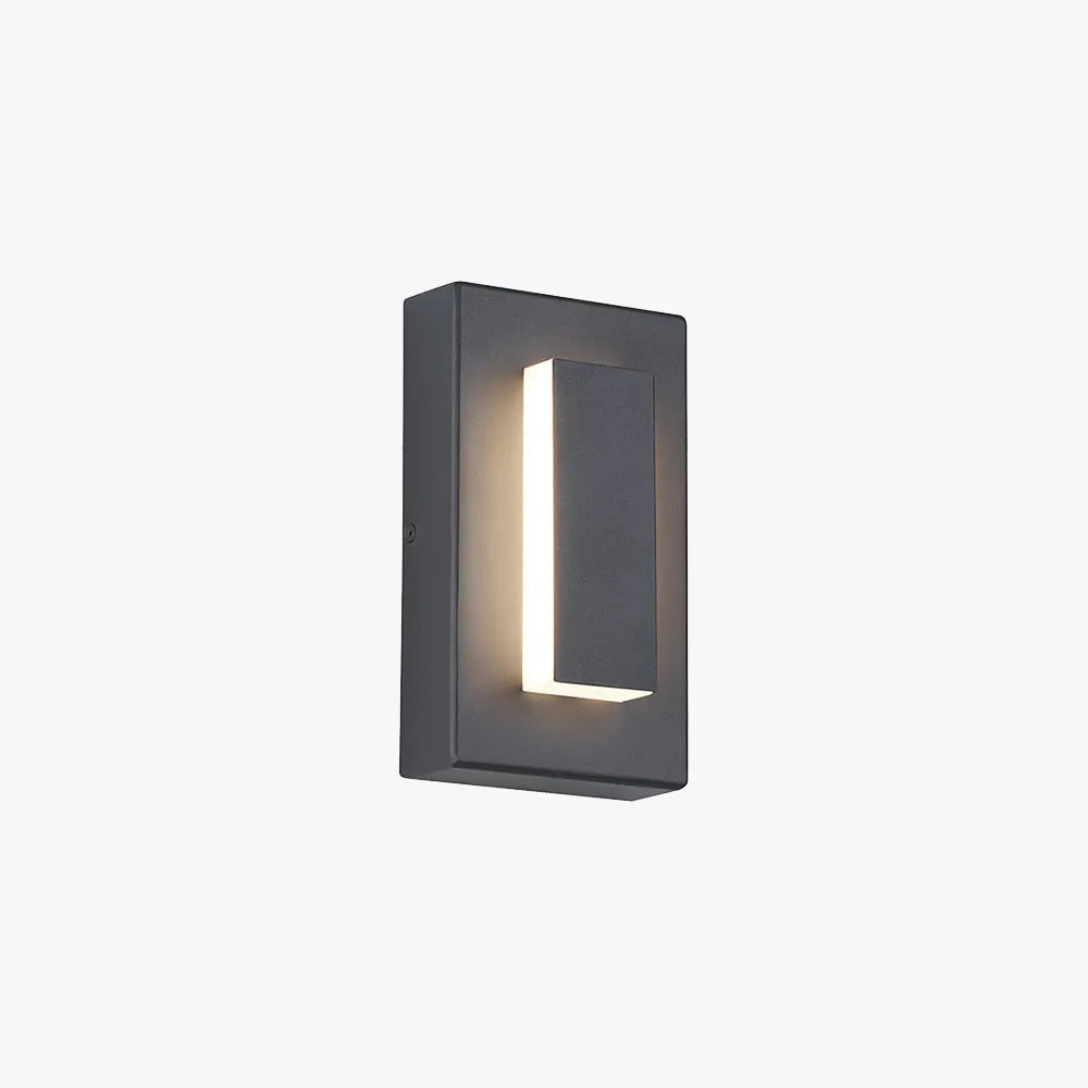 Alviro Wall Lamp Modern Square Outdoor
