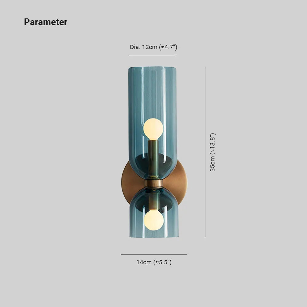 Sorvian Wall Lamp Sconce Glass Tube