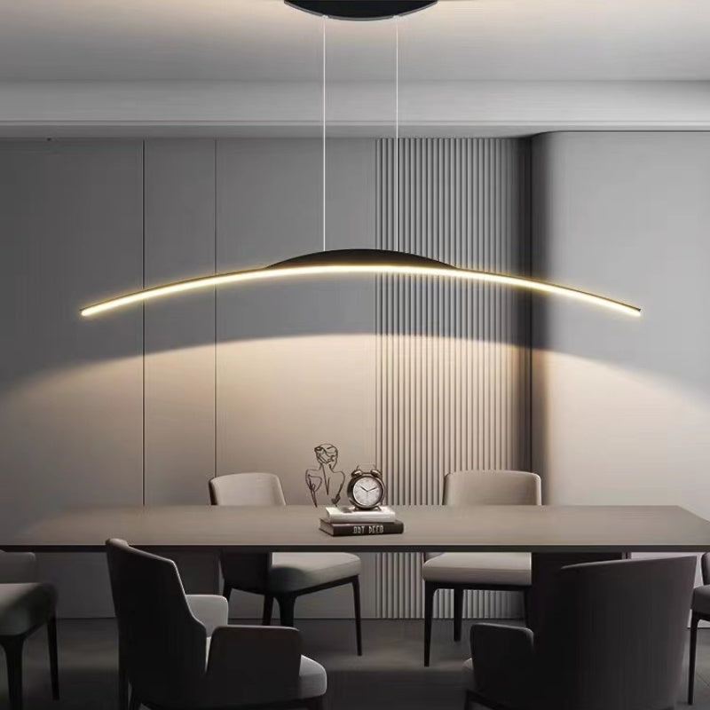 Xeli Minimalist Linear Remote Control Pendant Light