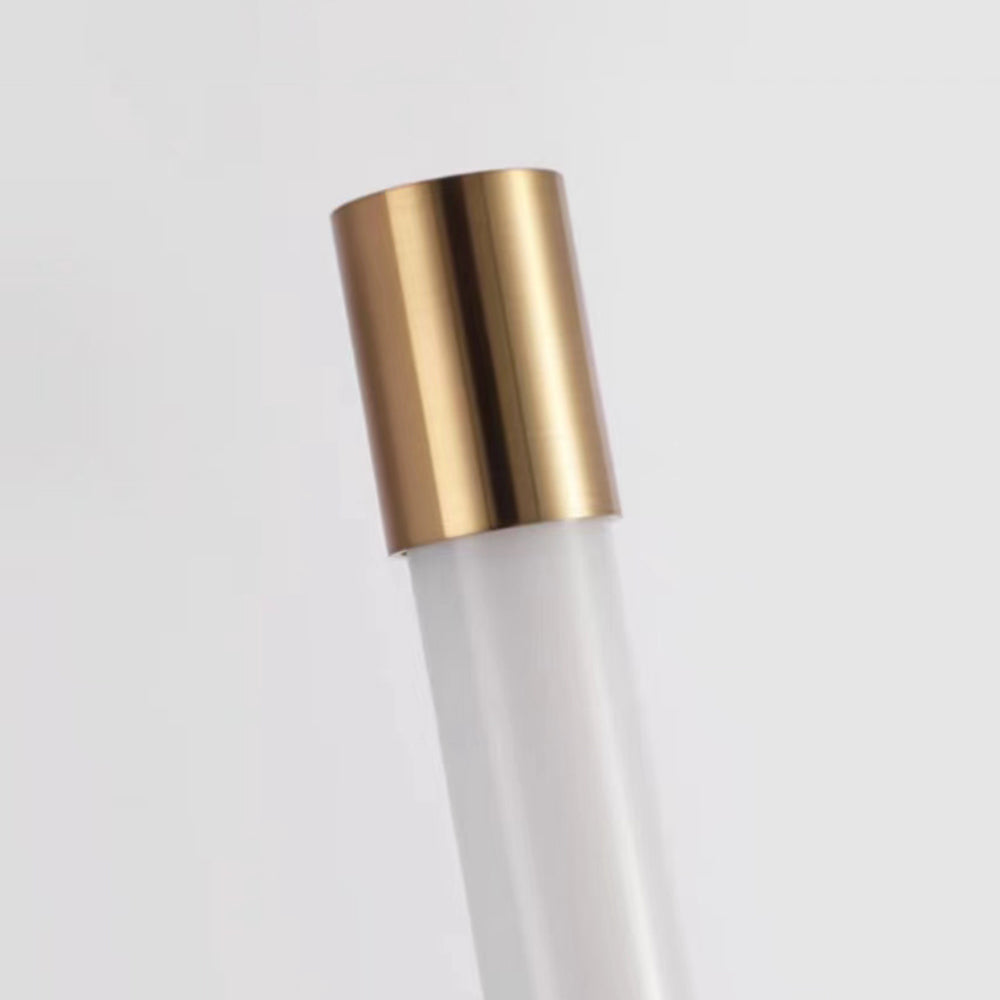 Arisha modern gyllene sminkspegelvägglampa med spegelfront, metall/