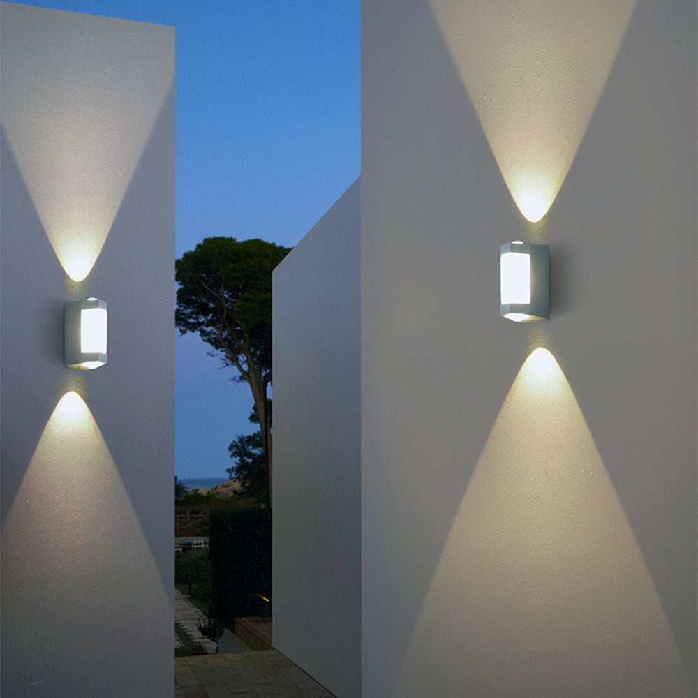 Alvoren Wall Lamp Nordic Up Down Outdoor White/Black