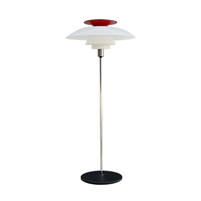 Salgado Modern Flying Saucer Metal Floor Lamp