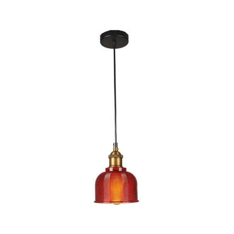 Valentina art deco-pendellamper i farvet glas
