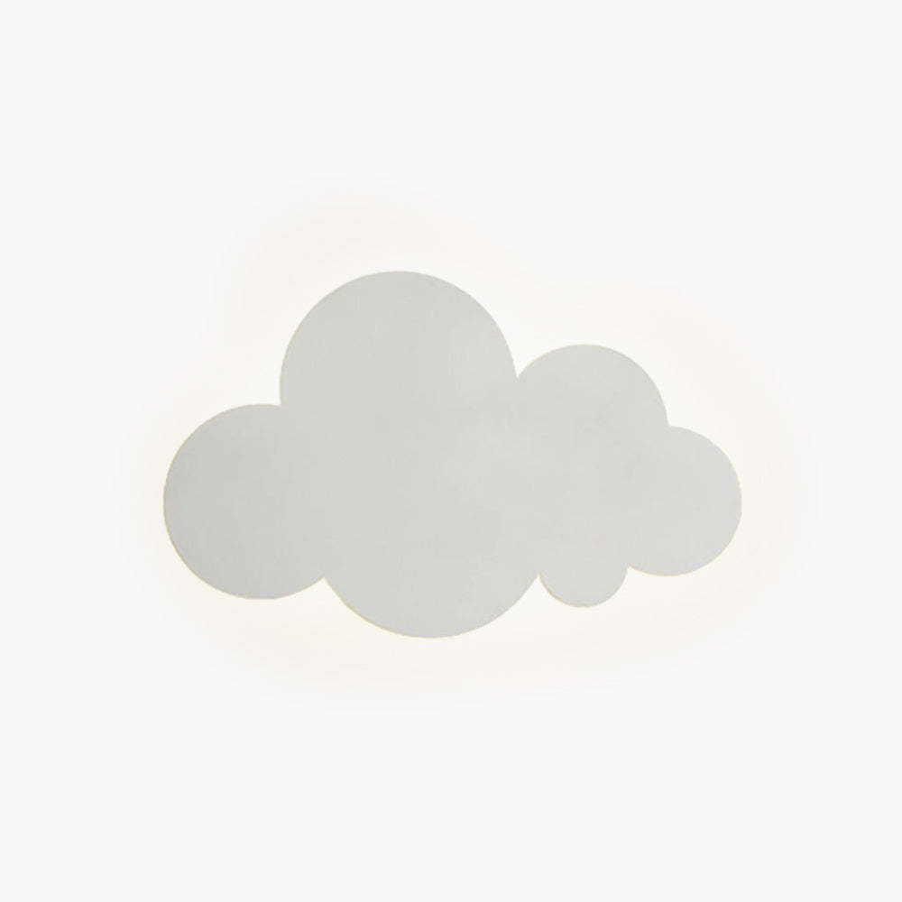 Candeeiro de parede Aria moderno e minimalista, em forma de nuvem