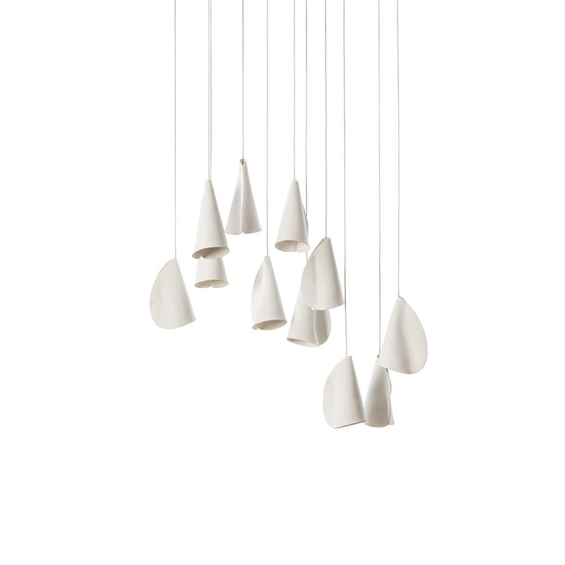 Olshaion geometrisk keramisk taklampa