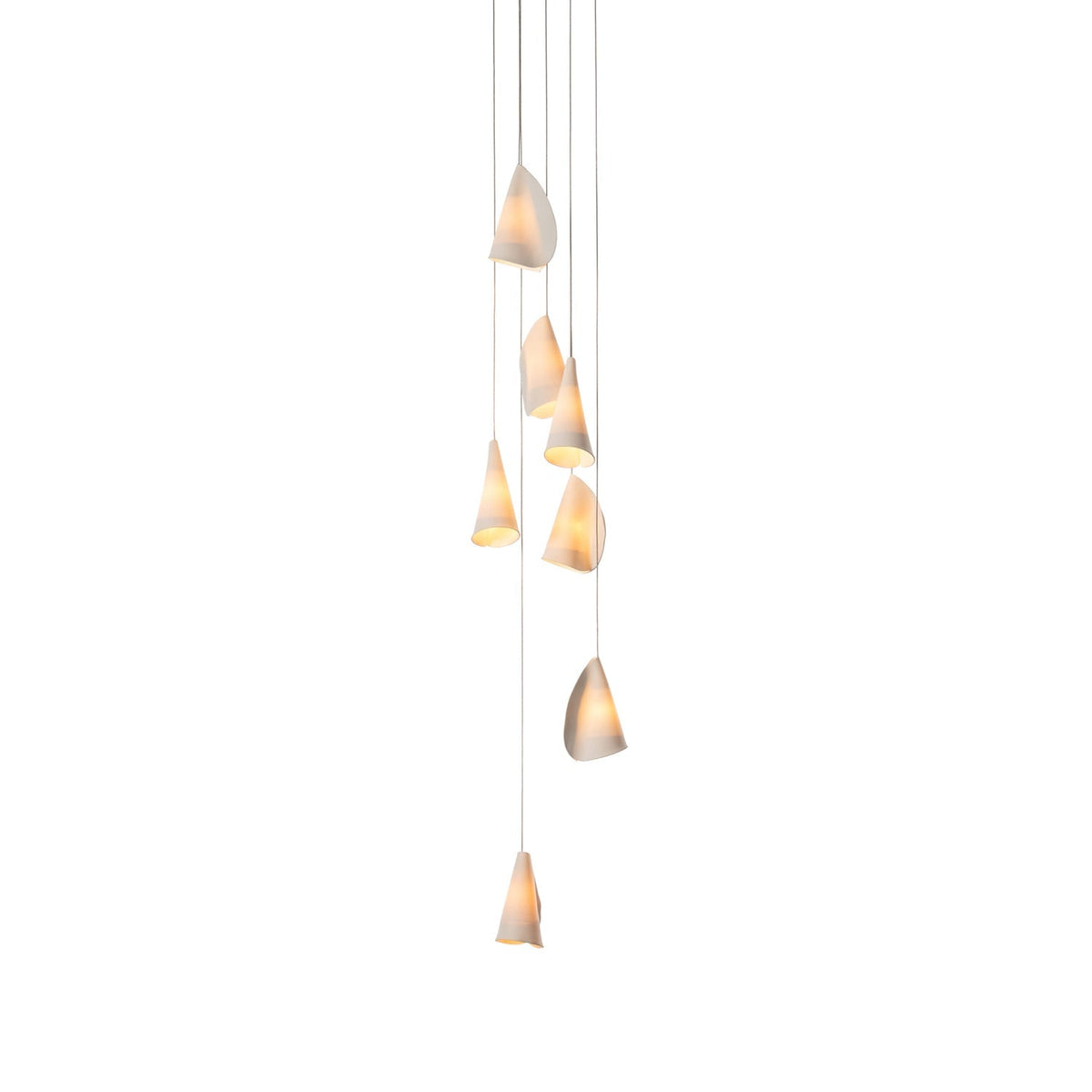 Olshaion geometrisk keramisk taklampa
