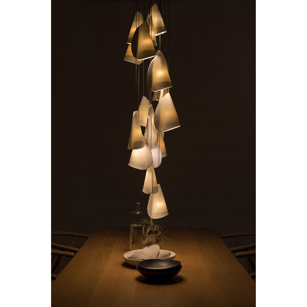 Olshaion geometrisk keramisk taklampa