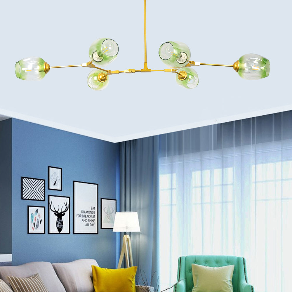 Zerin Nordic Modern Glass Pendant Light Clear Bubble