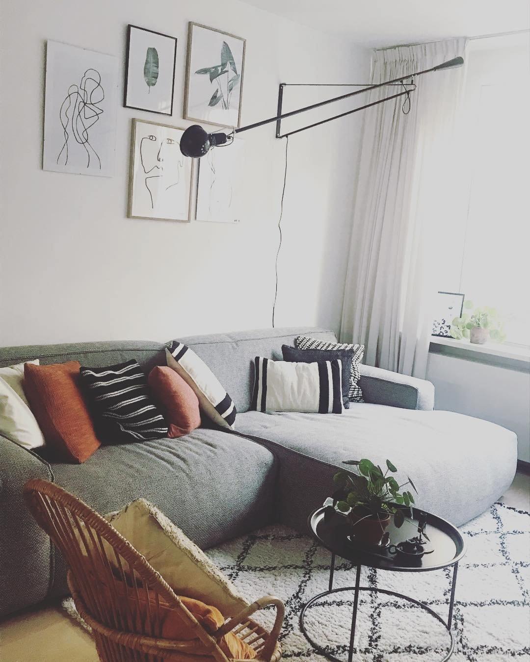 Candeeiro de parede moderno minimalista com braço longo Cid