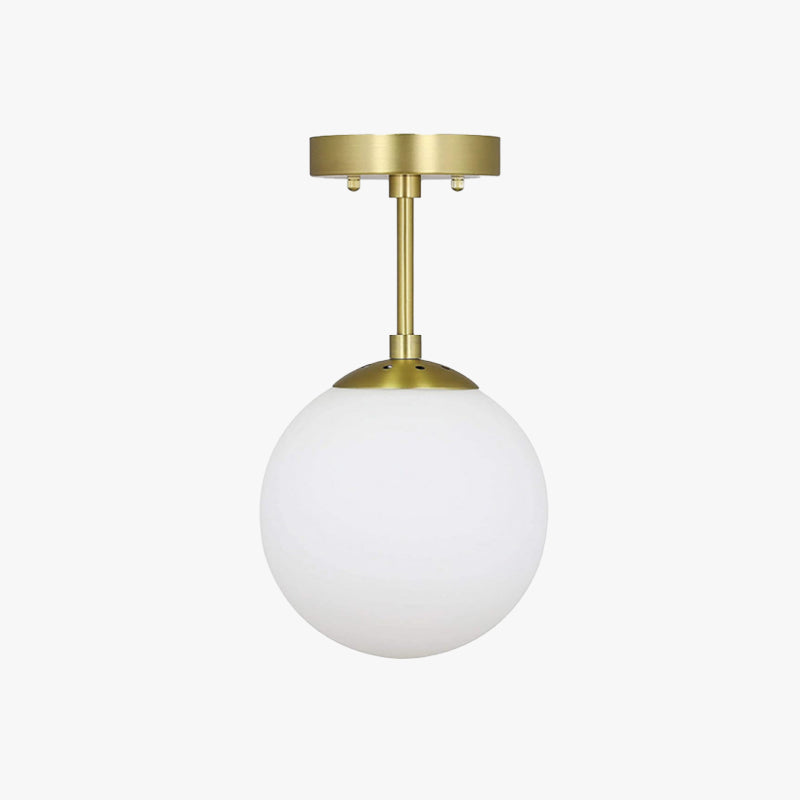 Malvo Ceiling Light Semi-Flush Mount Glass