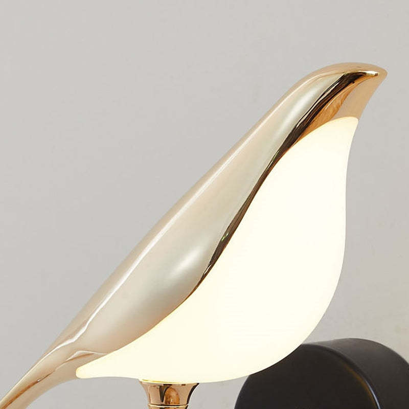 Arisha minimalistisk vägglampa i metall med skata, sovrum