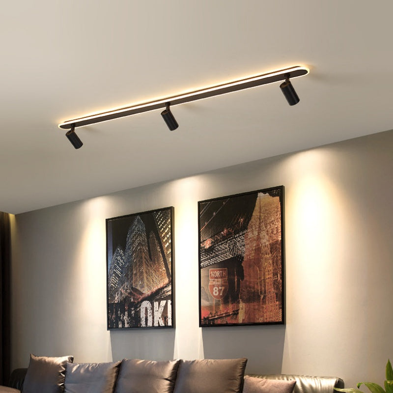 Aim taklampa 120/150 cm med spotlight för hall och vardagsrum
