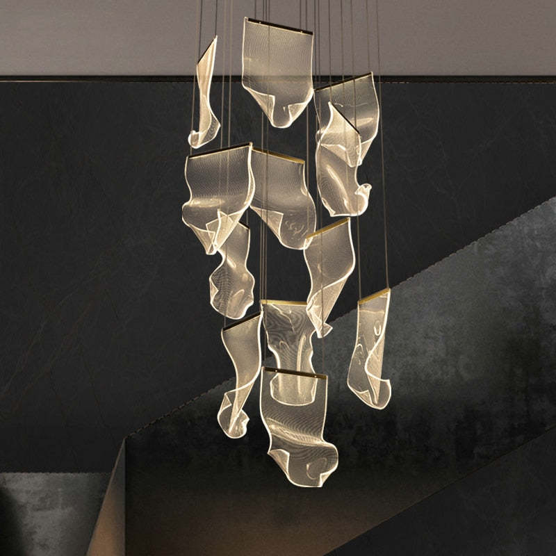 Arisha Luxury Artistic Chandelier, Gold