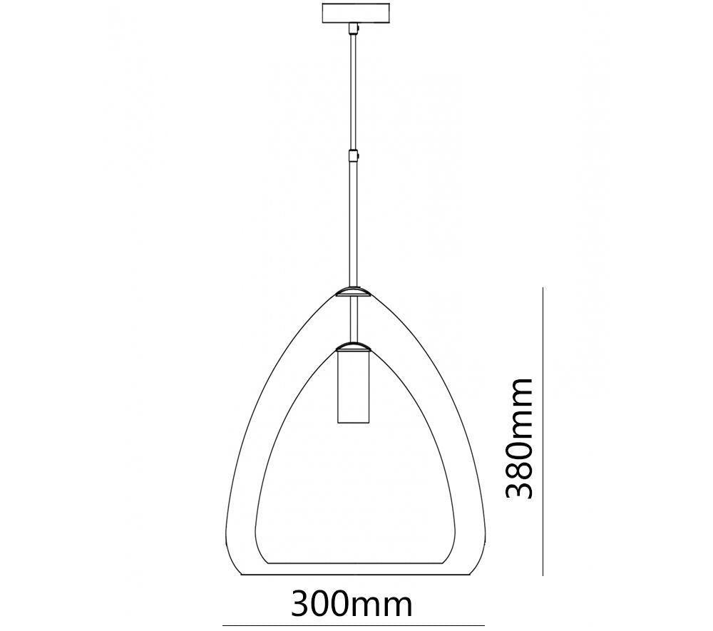 Dera lyxig pendellampa med lätt och elegant design