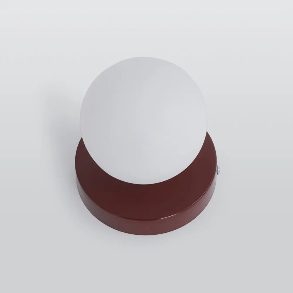 Candeeiro de parede Velior, globo redondo moderno