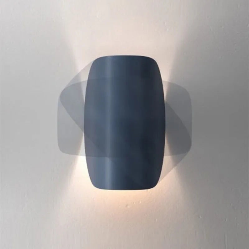 Kio LED-væglampe til læsning, 360° drejelig, til soveværelse og stue