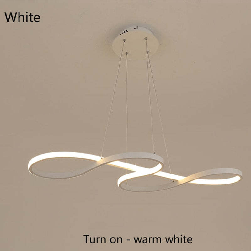 Nerin Musical Note Pendant Light, Black & Gold